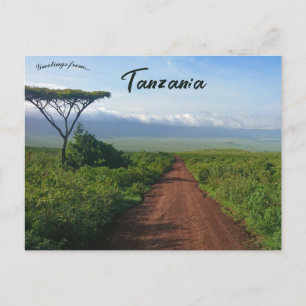 Carte Postale Cratère du Ngorongoro Tanzanie