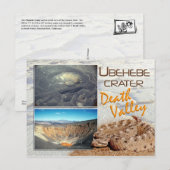 Carte Postale Cratère d'Ubehebe, Parc national de la vallée de l (Devant / Derrière)