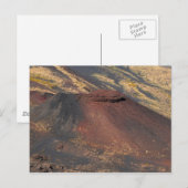 Carte Postale cratère Etna 1 (Devant / Derrière)