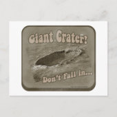 Carte Postale Cratère géant ! (Devant)
