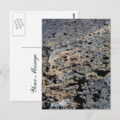 Carte Postale Cratères de lave (Devant / Derrière)