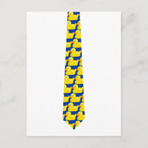 Carte Postale Cravate de canard