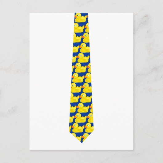 Carte Postale Cravate de canard (Devant)