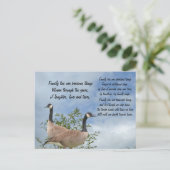 Carte postale Cravate famille (Debout devant)