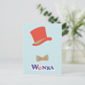 Carte Postale Cravate Wonka Top Hat & Bow (Debout devant)