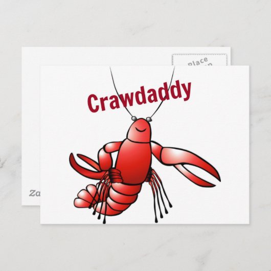 Carte Postale Crawdaddy (Devant / Derrière)