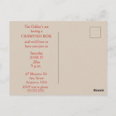 Carte Postale Crawfish Boil Let's Get Messy (Dos)