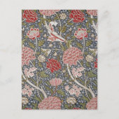 Carte Postale Cray Floral Textile Motif William Morris (Devant)