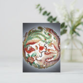 Carte Postale Crayon Dragon et Phoenix (Debout devant)