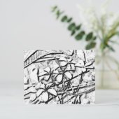 Carte Postale Crayon Frangipani (Debout devant)