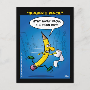 Carte Postale "Crayon Numéro 2"