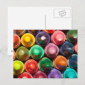 Carte Postale Crayons (Devant / Derrière)