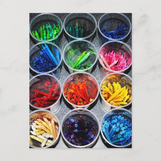 Carte Postale Crayons (Devant)