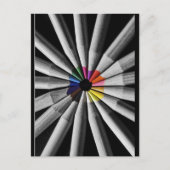 Carte Postale Crayons de spectre de couleurs (Devant)