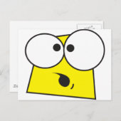 Carte Postale Crazy Face (Devant / Derrière)