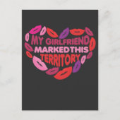 Carte Postale Crazy Girlfriend Territoire Boyfriend Relation (Devant)