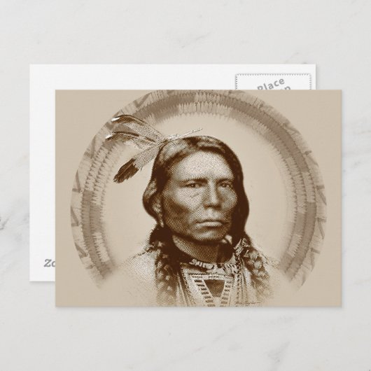 Carte Postale Crazy Horse (Devant / Derrière)