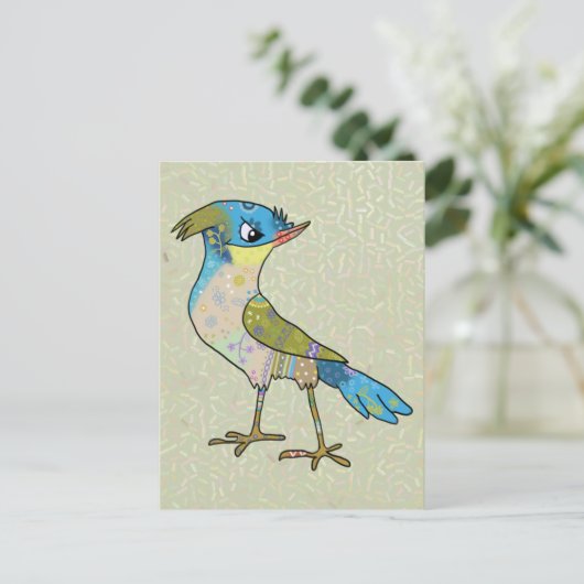 Carte Postale Crazy Vogel (Debout devant)