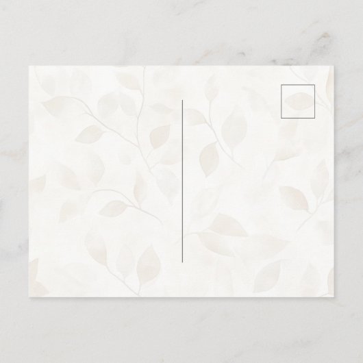 Carte Postale Cream Beach Sea Turtles Thinking of you (Dos)