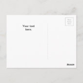 Carte Postale CREATE-YOUR-OWN do-it-yourself Personnaliser téléc (Dos)