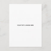 Carte Postale Create Your Own wedding custom Flat Note Card (Devant)