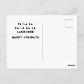 Carte Postale Créatif Noël de crosse (Dos)