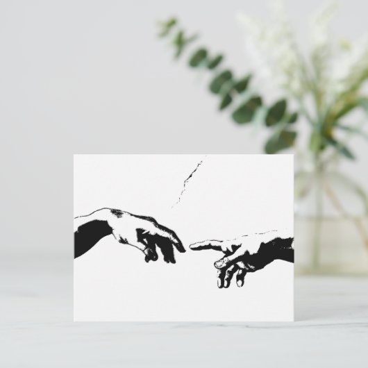 Carte Postale Création d'Adam (Debout devant)