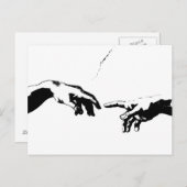 Carte Postale Création d'Adam (Devant / Derrière)