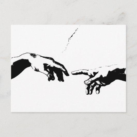 Carte Postale Création d'Adam (Devant)