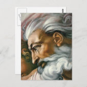 Carte Postale Création d'Adam (détail) (Devant / Derrière)