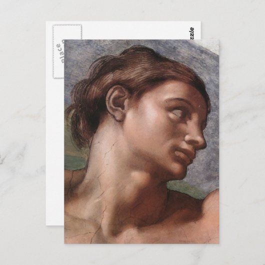 Carte Postale Création d'Adam (détail-Adam) (Devant / Derrière)