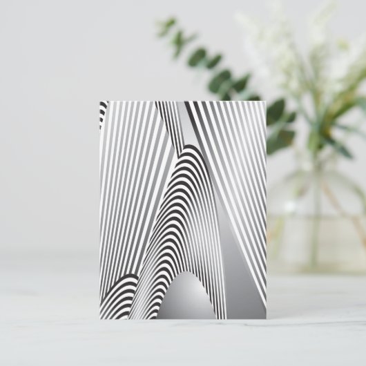 Carte Postale Création de Motif Abstrait 3 (Debout devant)