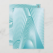 Carte Postale Création de Motif Abstrait 4 (Devant / Derrière)