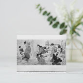 Carte Postale Création d'empreintes (Debout devant)