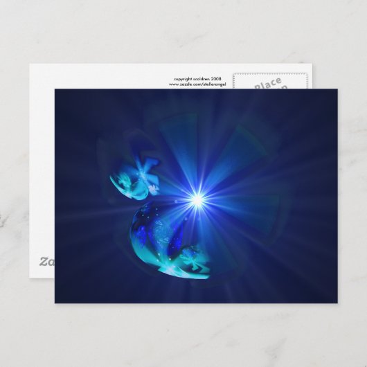 Carte Postale Création d'étoiles (Devant / Derrière)