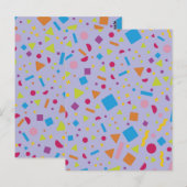 Carte Postale Création géométrique de la figure 3 (Devant / Derrière)