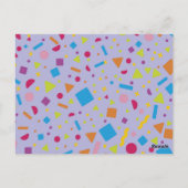 Carte Postale Création géométrique de la figure 3 (Dos)