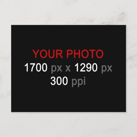 Carte Postale Création personnelle (Devant)