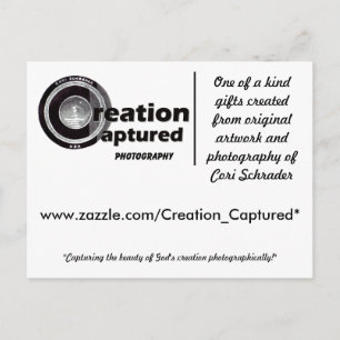 Carte postale Création photo capturée
