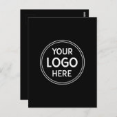 Carte Postale Créations personnalisées élégantes et modernes vér (Devant / Derrière)