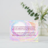 Carte Postale Créative 1d - Art & Motivation (Debout devant)