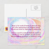 Carte Postale Créative 1d - Art & Motivation (Devant / Derrière)