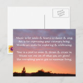 Carte Postale Créative 1g - Art & Motivation (Devant / Derrière)
