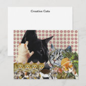 Carte postale Creative Cats (Devant / Derrière)