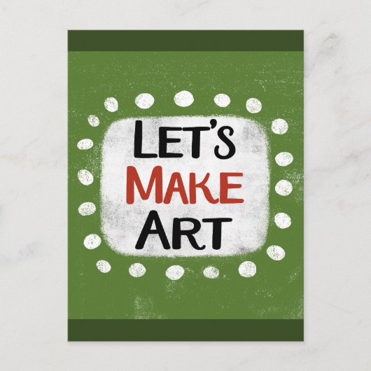 Carte postale créative d'art (Devant)