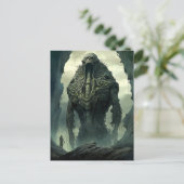 Carte Postale Créature Alien Sci-fi Horreur Art (Debout devant)