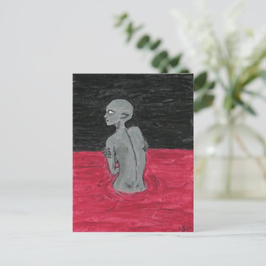 Carte Postale Créature chassée (Debout devant)