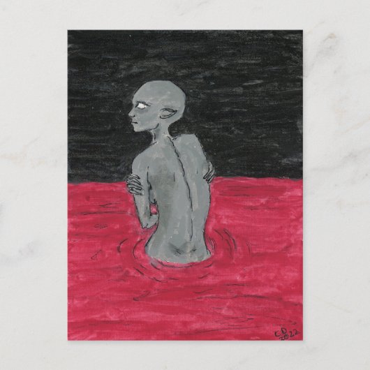 Carte Postale Créature chassée (Devant)