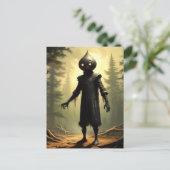 Carte Postale Créature Cryptide de Flatwoods Monster (Debout devant)