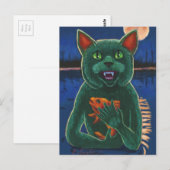 Carte Postale Créature de chat de la lagune noire (Devant / Derrière)
